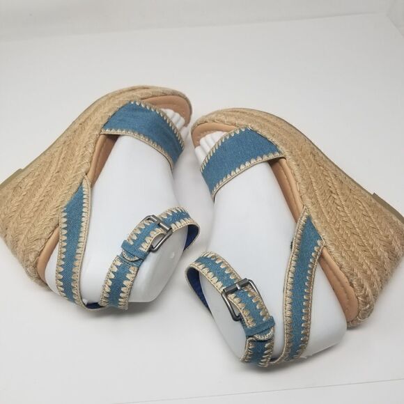 COCONUTS BY MATISSE, FRENCHIE ESPADRILLE WEDGES. SIZE 6.5 M. - Picture 14 of 15